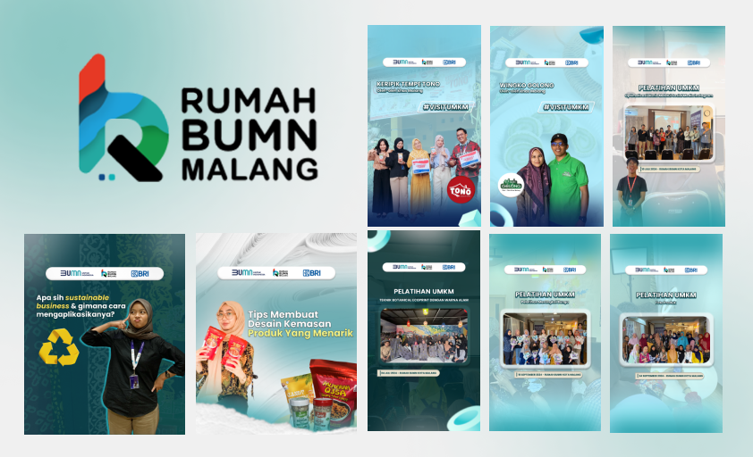 Rumah BUMN Kota Malang Social Media Design